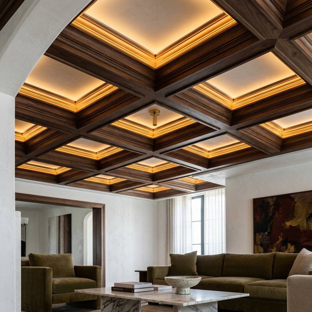Recessed LED Coffered Ceiling Lighting